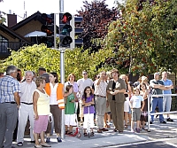 Fußgängerampel an der Käthe-Paulus-Schule in Betrieb genommen