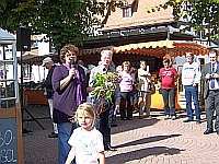 Mainhäuser Wochenmarkt eröffnet