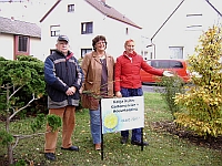 Übergabe der Grünanlage Freiheitsstraße