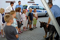 Ausflug zur neuen Polizeistation