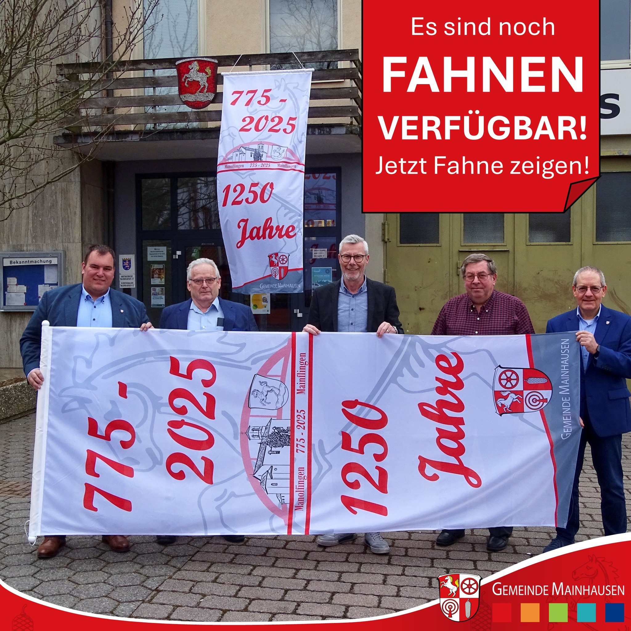 Es sind noch Fahnen da